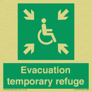 Evacuation temporary refuge